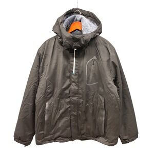 SKIEER Insulated Winter Jacket Men's XL Black Waterproof Hooded Ski Outdoor NWT